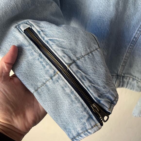 Levi’s Retro sherpa trucker denim jacket large NWT - Picture 10 of 13